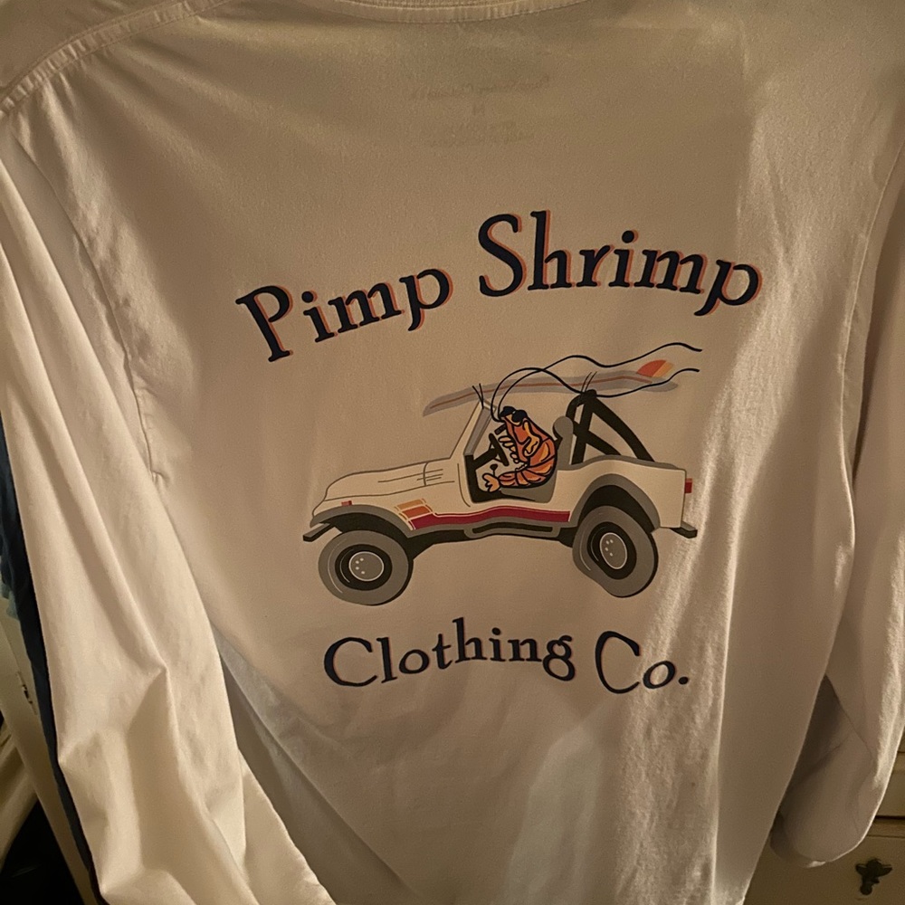 New pimo shrimp shirt.